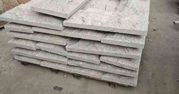 张家口芝麻白蘑菇石，自然面