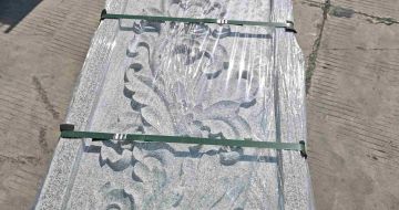 张家口芝麻白别墅外墙雕刻版