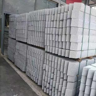 张家口芝麻白树围石 树池