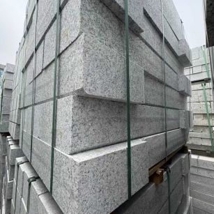 张家口芝麻白路牙石 马路牙子