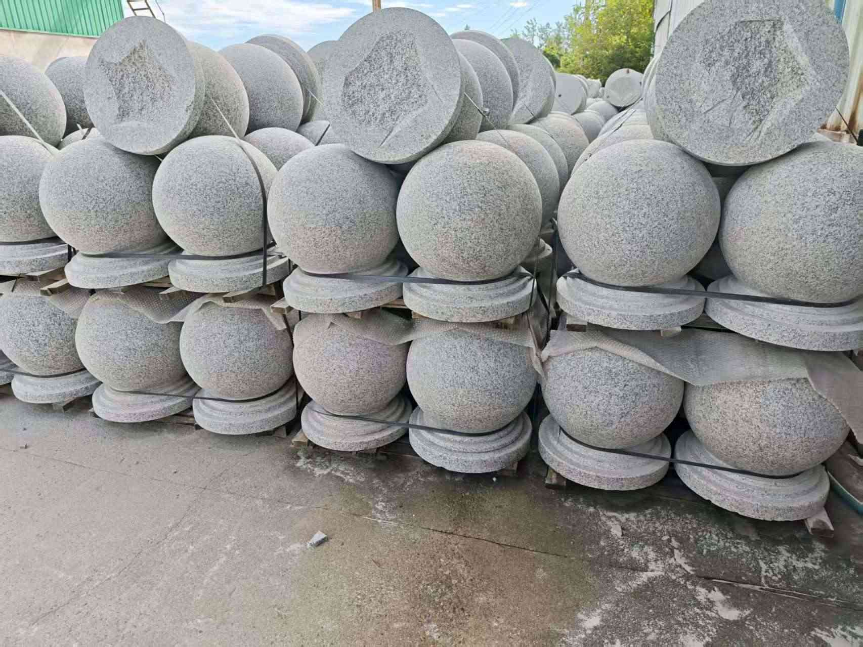 张家口圆球石球挡车球