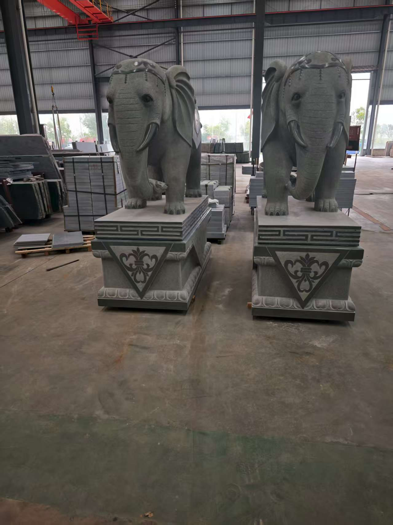 张家口芝麻灰花岗岩对象 芝麻白芝麻灰大象